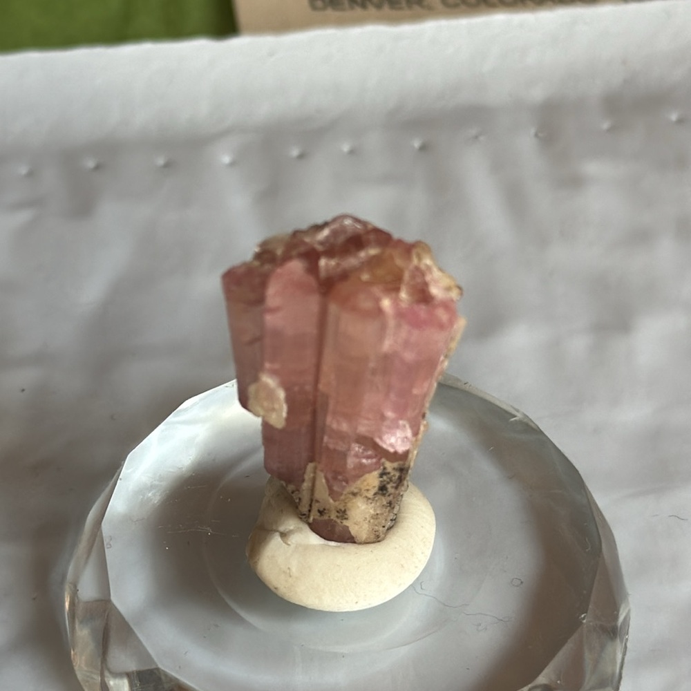 Beautiful Pink Tourmaline in Feldspar Matrix